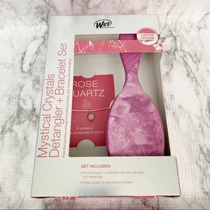 Wet brush mystical crystals detangler bracelet set